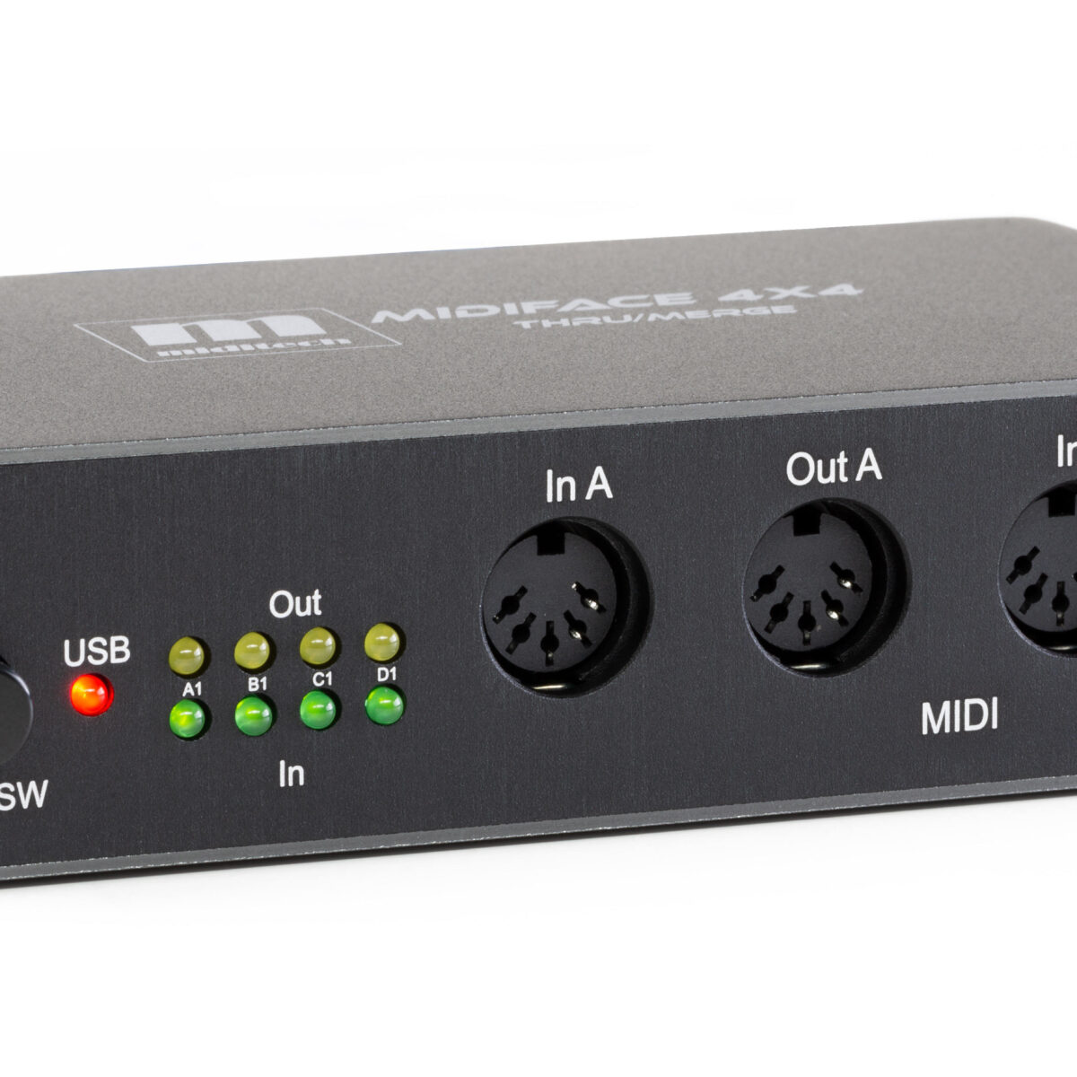 Midi Hub Midiface 4x4 Hub Miditech - Instruments De Musique